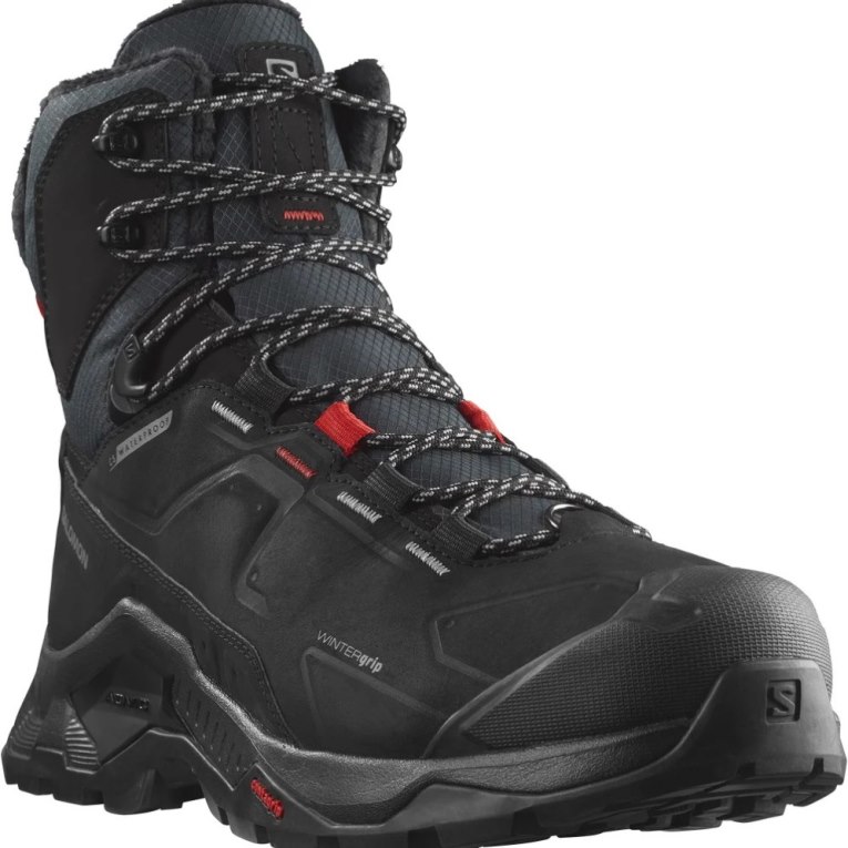 Black Salomon Quest Winter Thinsulate Climasalomon Waterproof Women's Winter Boots | PH 50194B